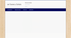 Desktop Screenshot of contaconesycorbata.com